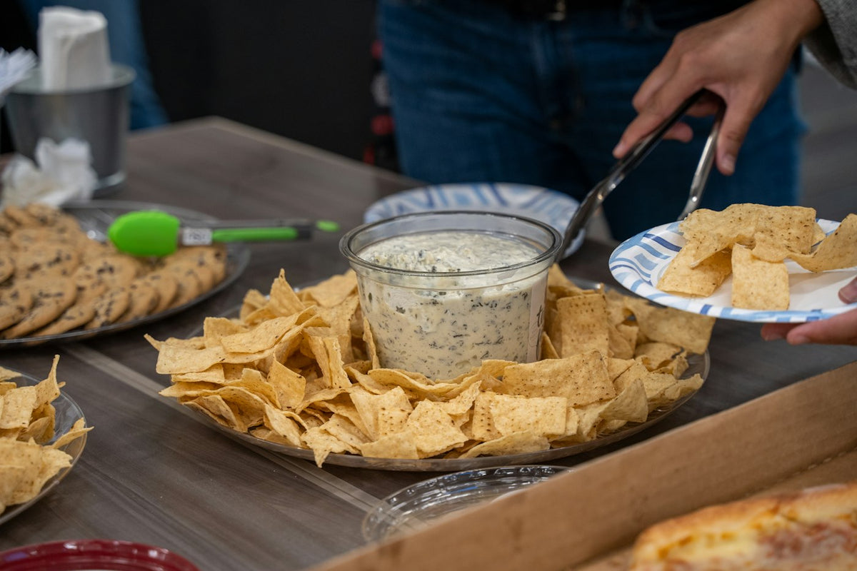 Game day food spread