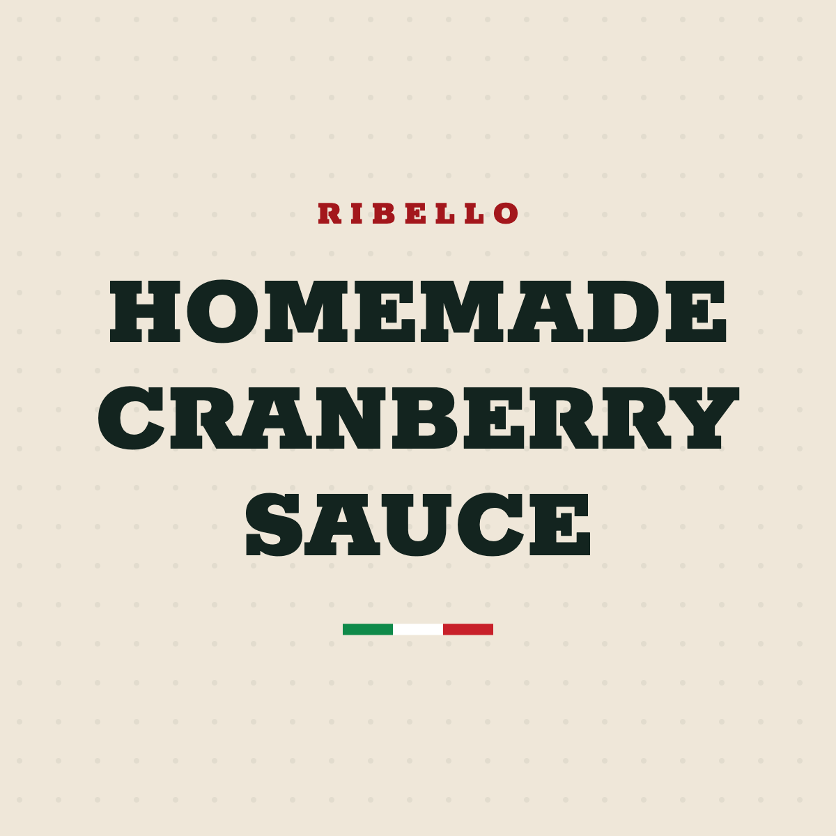 Homemade Cranberry Sauce